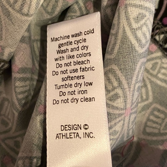 Athleta Womens Halter Tie Dress Purple, Pinks & Grey Patterns Womens Size 12 - Picture 12 of 12